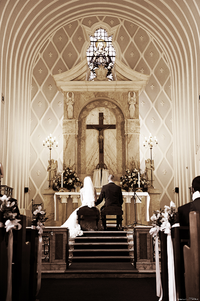 _D700167a Candid sepia / black & white photography for a wedding shot by Kevin Mark Pass Photography