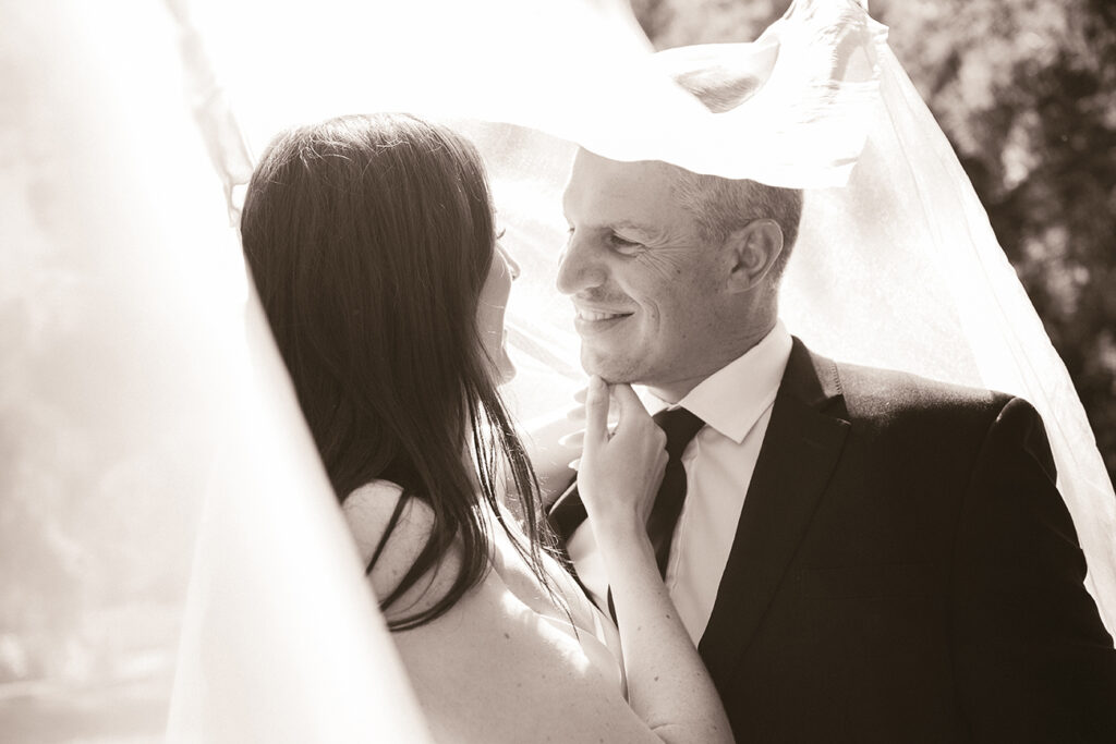 KevinMarkPass_SnJ_wedding_107c Black & White/ sepia bride and groom portraits for S&J wedding elopement, photography by Kevin Mark Pass, bridal makeup by Storm Pass Makeup