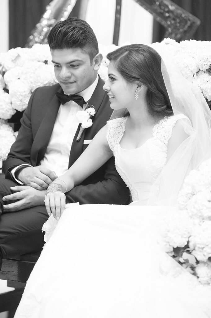 MnMwedding_KMP417a Black and white wedding candid portrait photography for bride and groom M&M on their special day shot by Kevin Mark Pass Photography