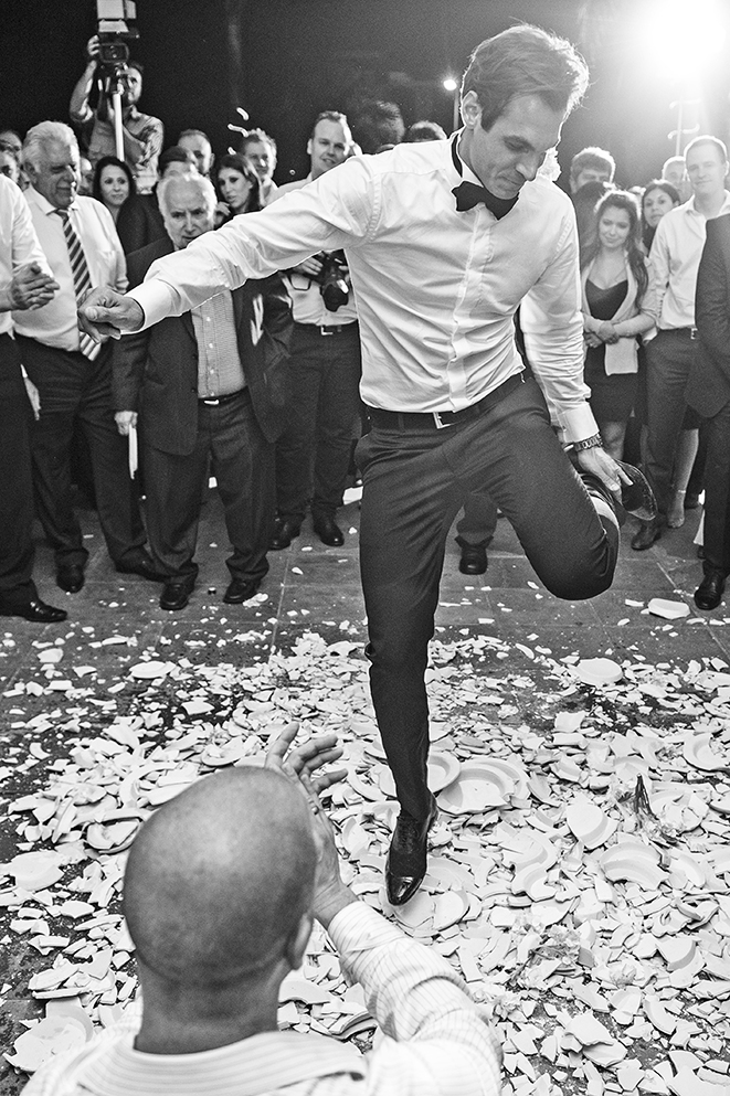 Candid black & white wedding photography shot by Kevin Mark Pass Photography