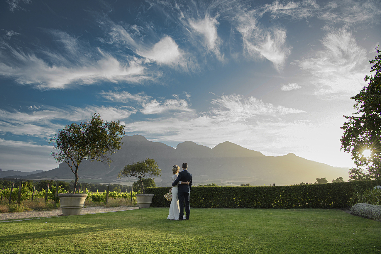 Bespoke bride and groom wedding portraits shot by Kevin Mark Pass Photography, Bridal makeup by Storm Pass at Vrede en Lust venue in Cape Town